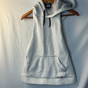 IVY PARK Light Gray Sleeveless Hoodie